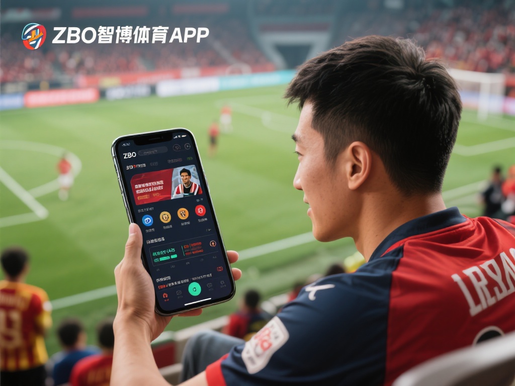 用户小李是一位足球迷，他通过ZBO智博体育APP成