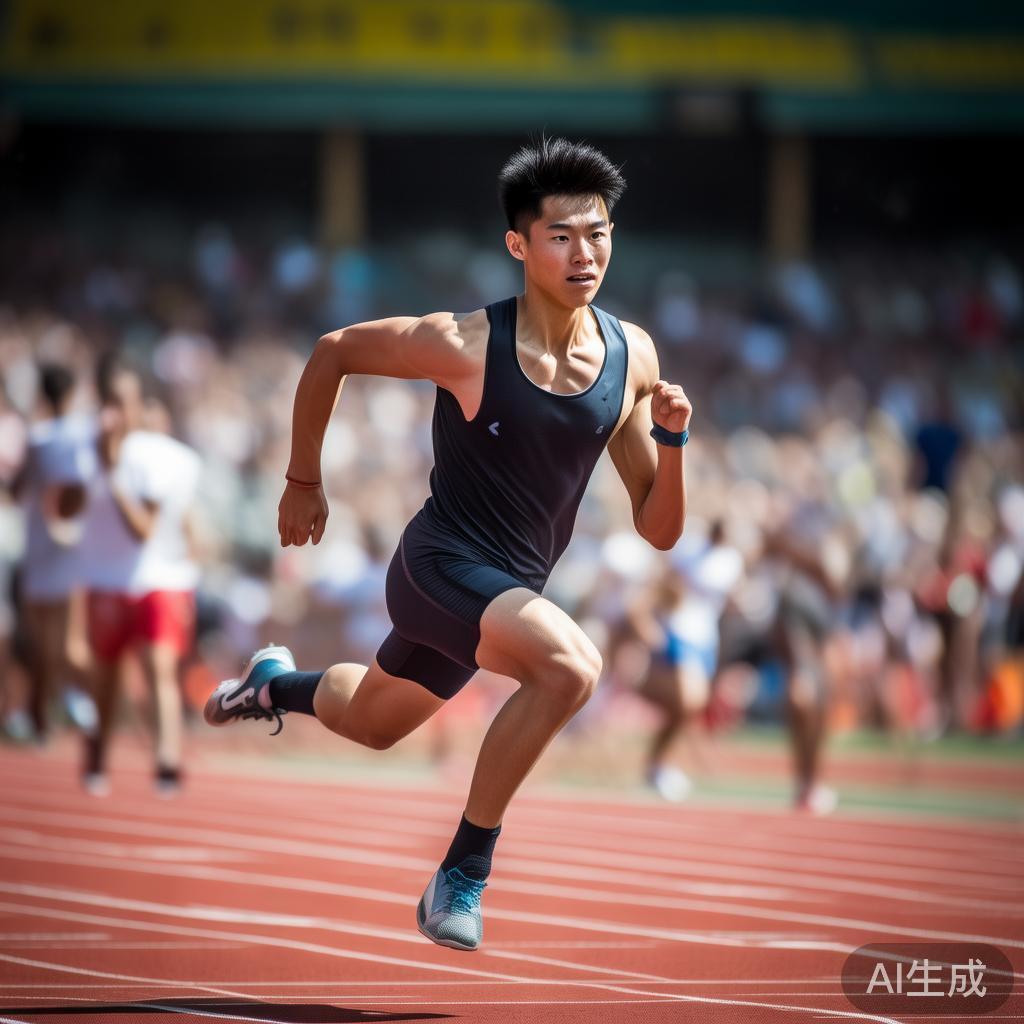 体育生黄智博详细资料及个人简介全解析 除了篮球,他在田径方面也有不错的表现,特别是在短跑